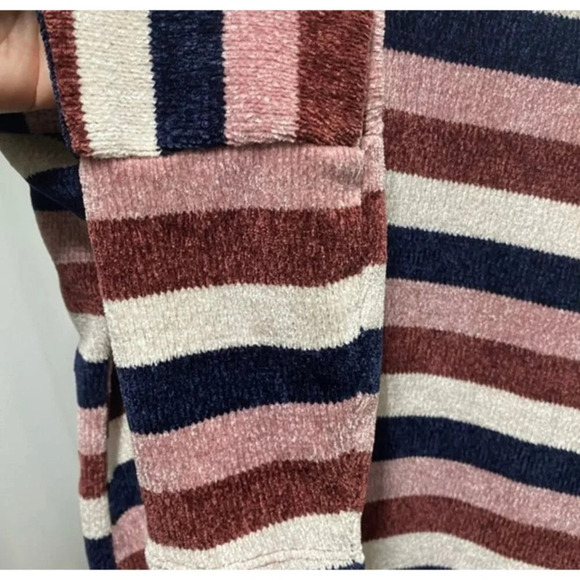 CHENAULT Striped Chenille Pullover Sweater - Picture 3 of 4